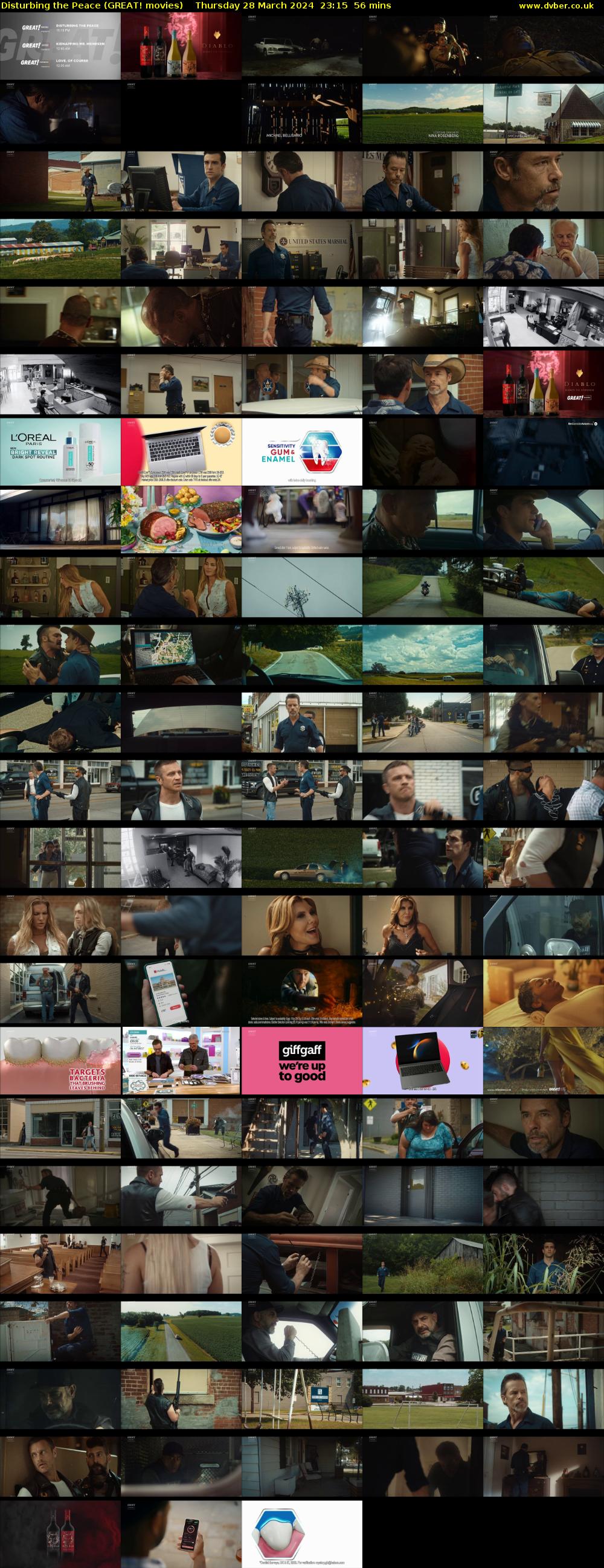 Disturbing the Peace (GREAT! movies) Thursday 28 March 2024 23:15 - 00:11