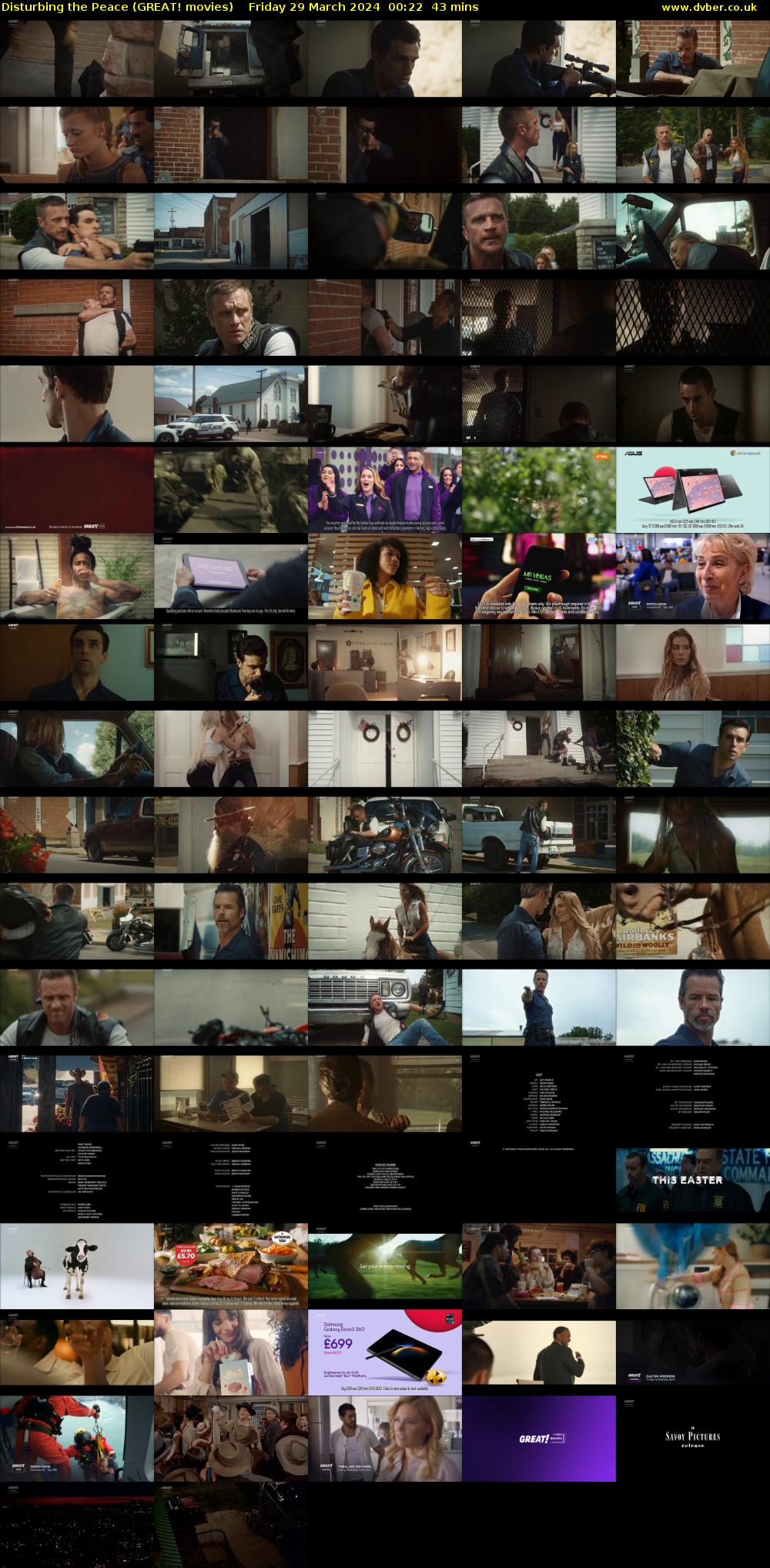 Disturbing the Peace (GREAT! movies) Friday 29 March 2024 00:22 - 01:05