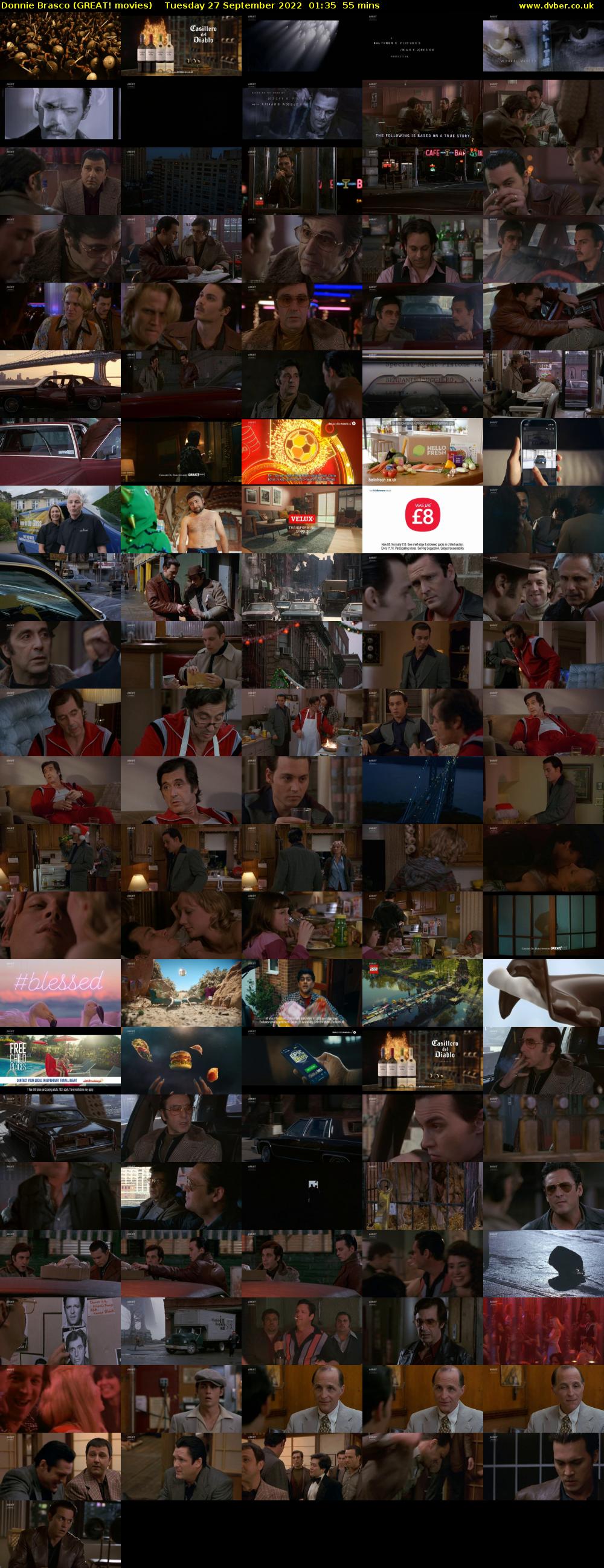 Donnie Brasco (GREAT! movies) Tuesday 27 September 2022 01:35 - 02:30