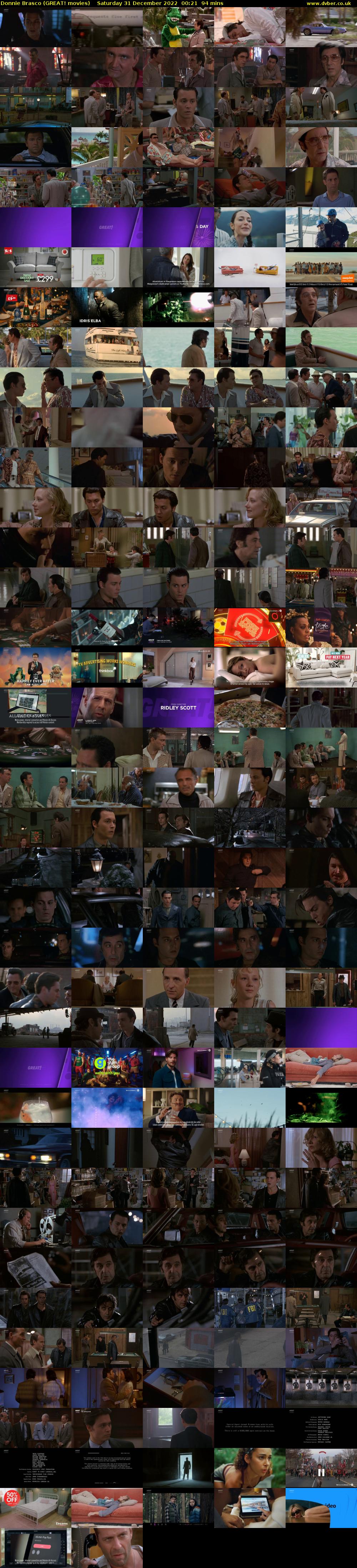 Donnie Brasco (GREAT! movies) Saturday 31 December 2022 00:21 - 01:55