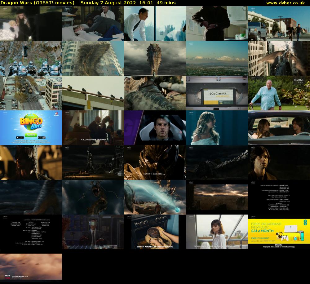 Dragon Wars (GREAT! movies) Sunday 7 August 2022 16:01 - 16:50