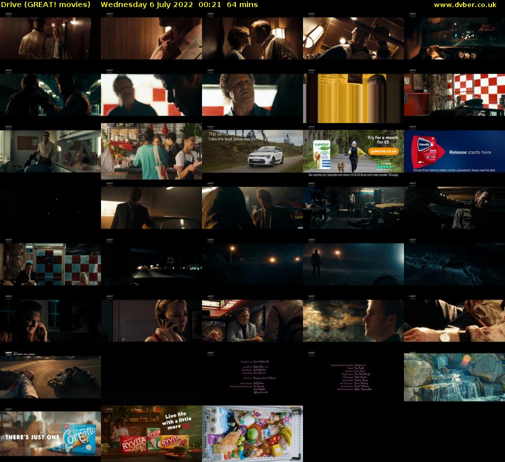 Drive (GREAT! movies) Wednesday 6 July 2022 00:21 - 01:25