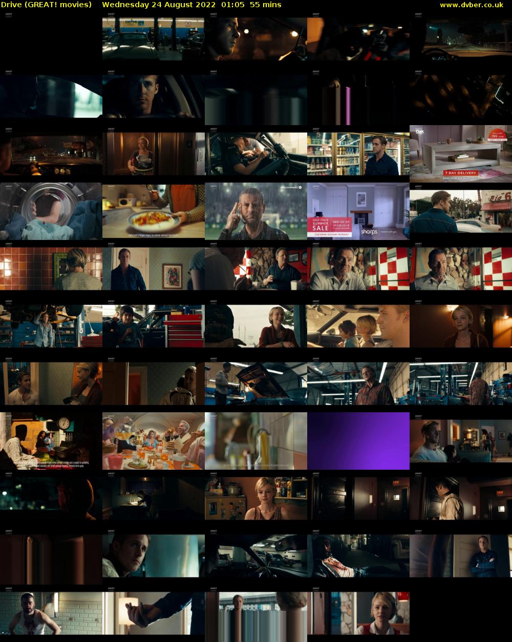 Drive (GREAT! movies) Wednesday 24 August 2022 01:05 - 02:00