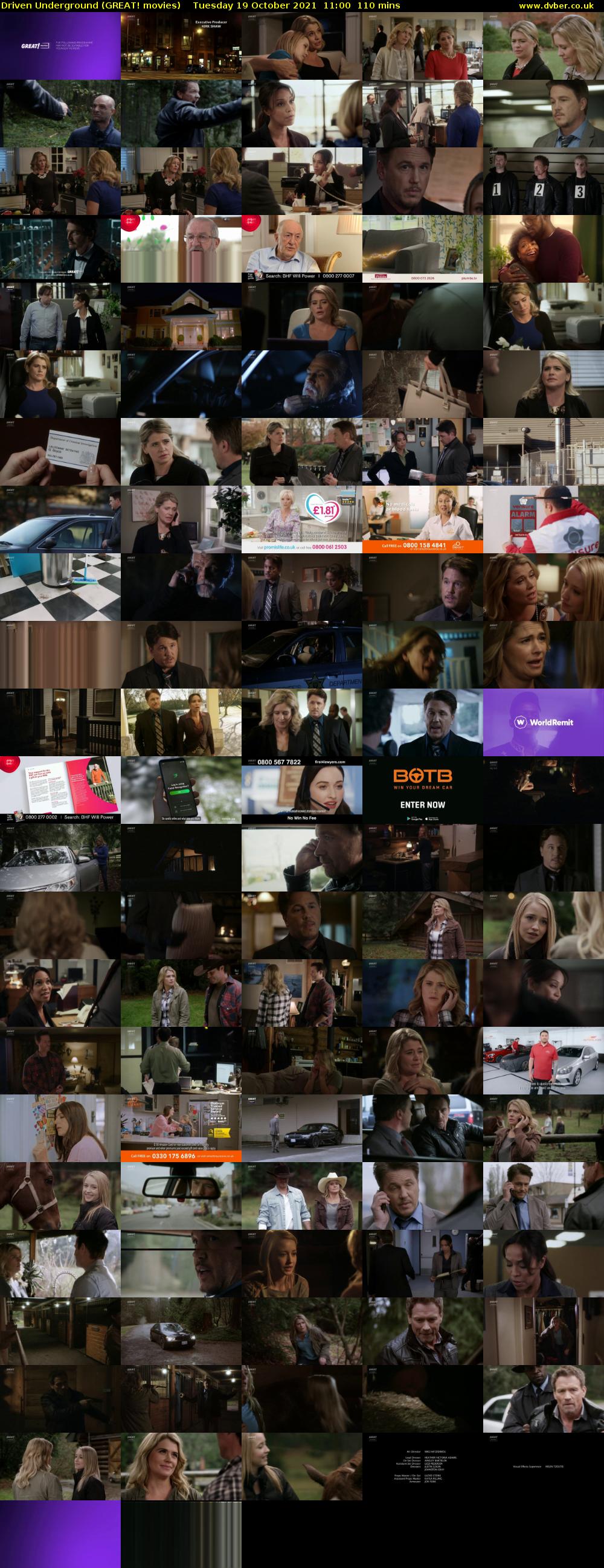 Driven Underground (GREAT! movies) Tuesday 19 October 2021 11:00 - 12:50