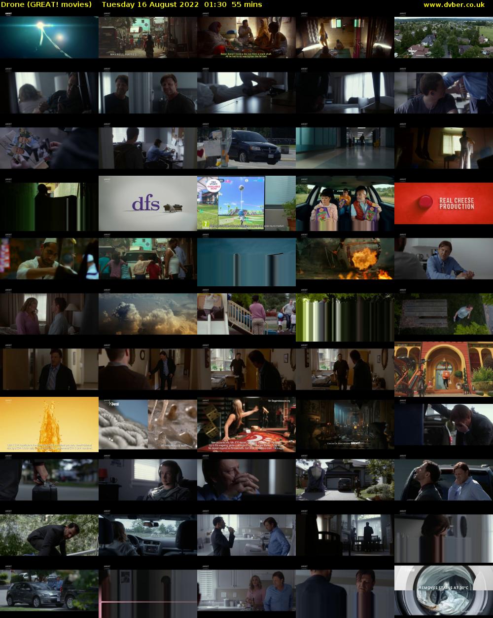 Drone (GREAT! movies) Tuesday 16 August 2022 01:30 - 02:25