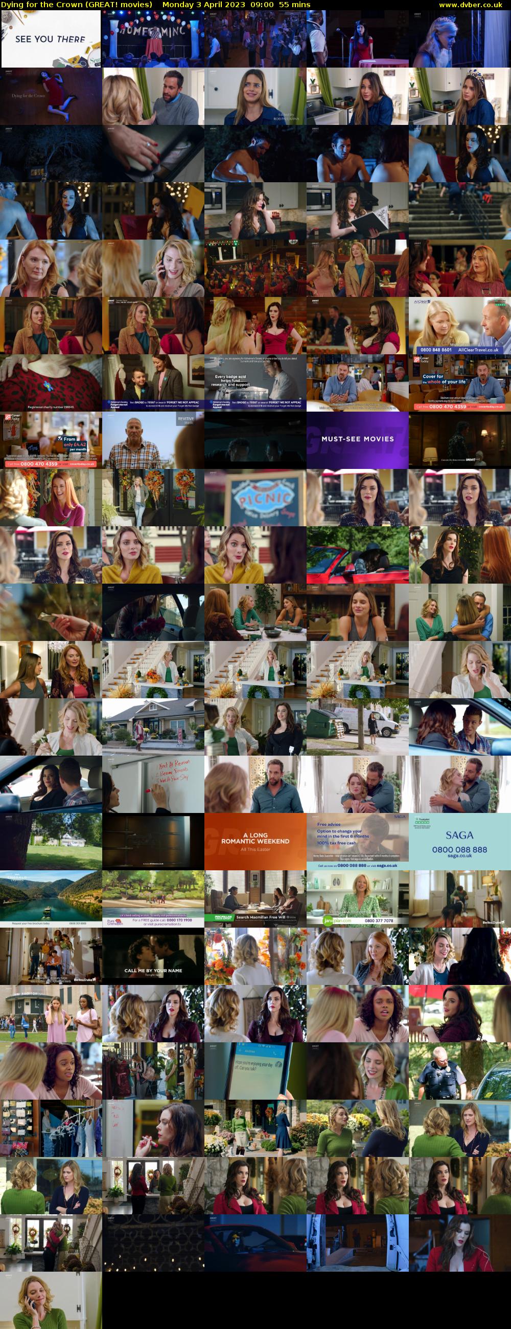 Dying for the Crown (GREAT! movies) Monday 3 April 2023 09:00 - 09:55