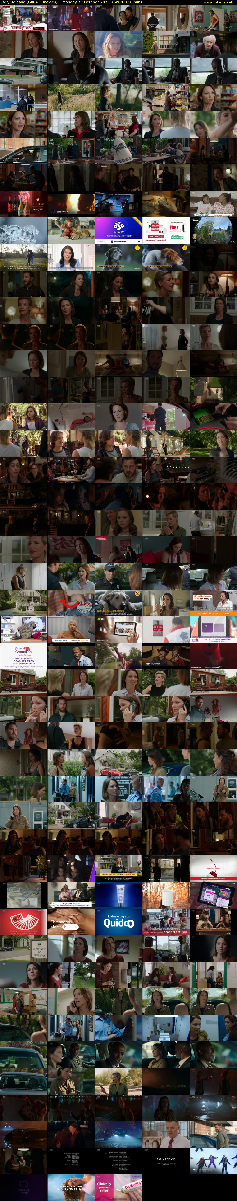 Early Release (GREAT! movies) Monday 23 October 2023 09:00 - 10:50