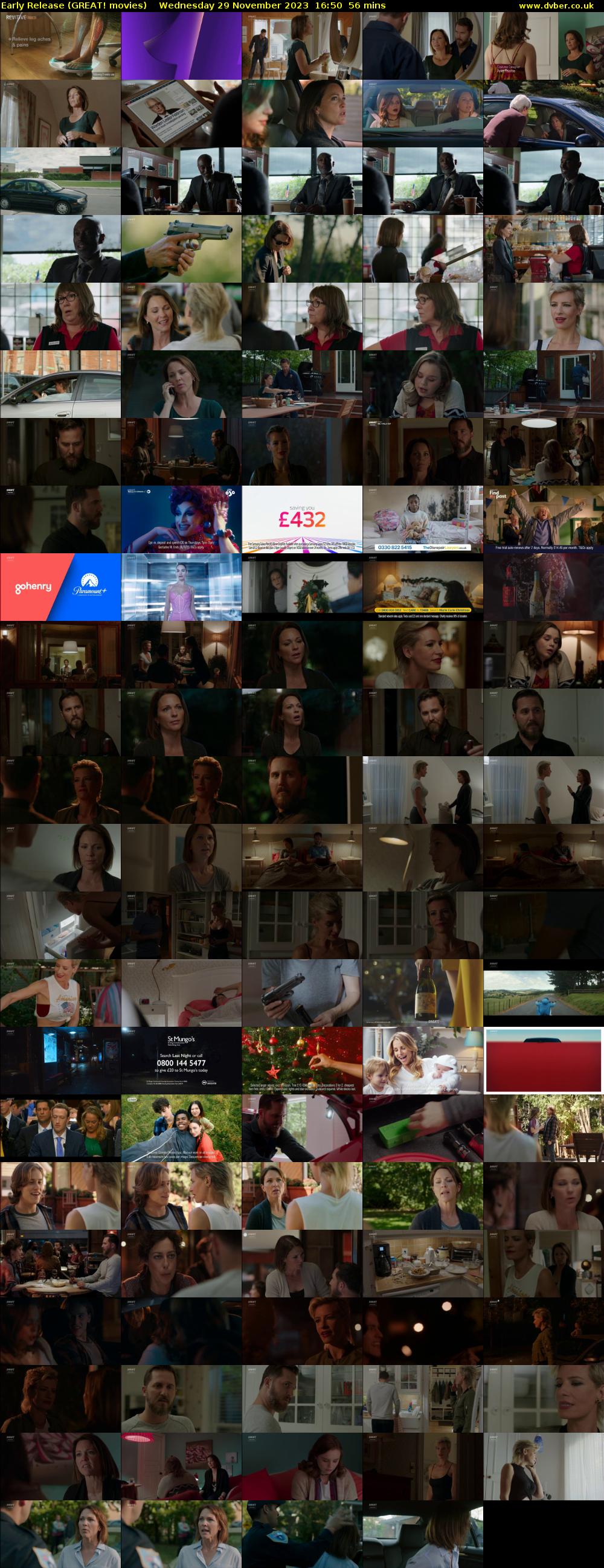 Early Release (GREAT! movies) Wednesday 29 November 2023 16:50 - 17:46