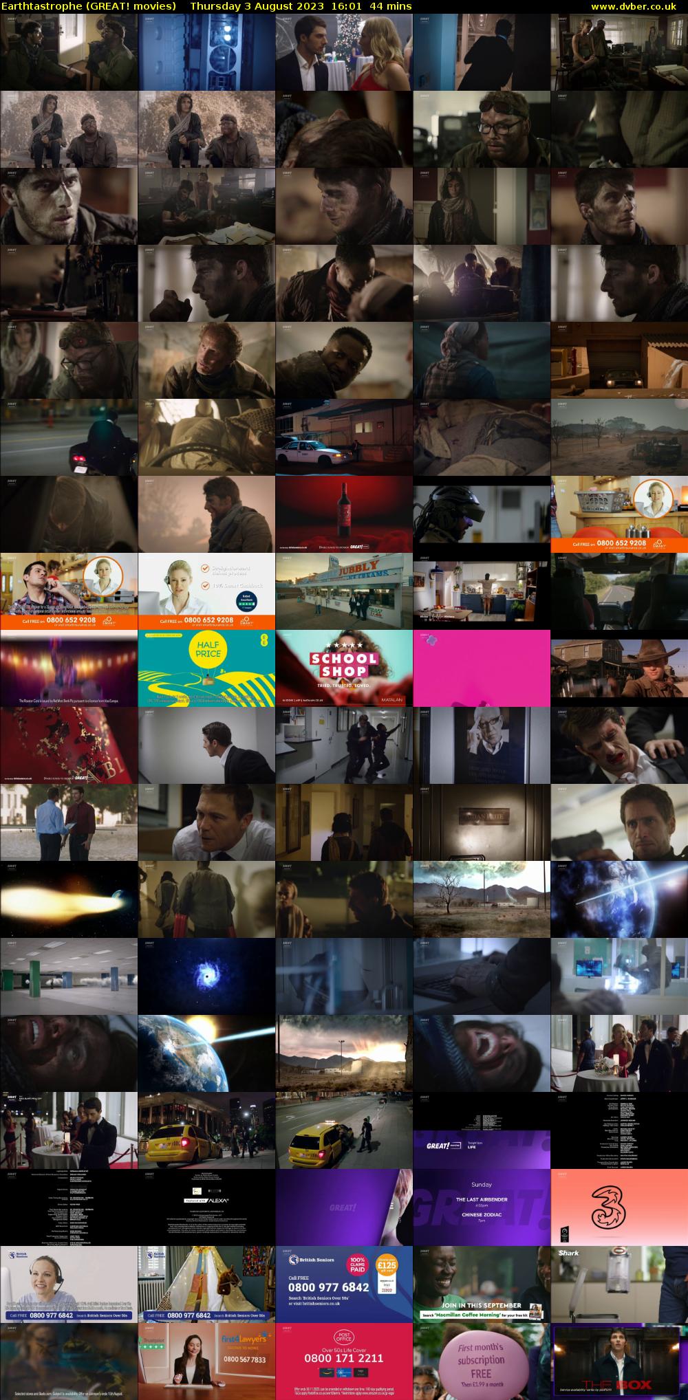 Earthtastrophe (GREAT! movies) Thursday 3 August 2023 16:01 - 16:45