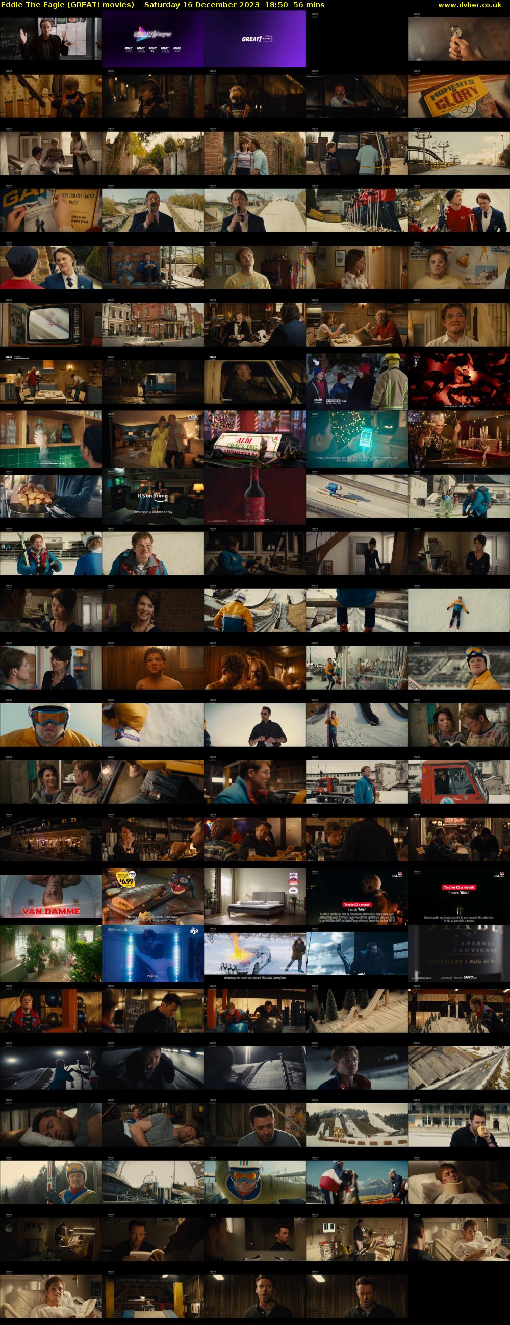 Eddie The Eagle (GREAT! movies) Saturday 16 December 2023 18:50 - 19:46