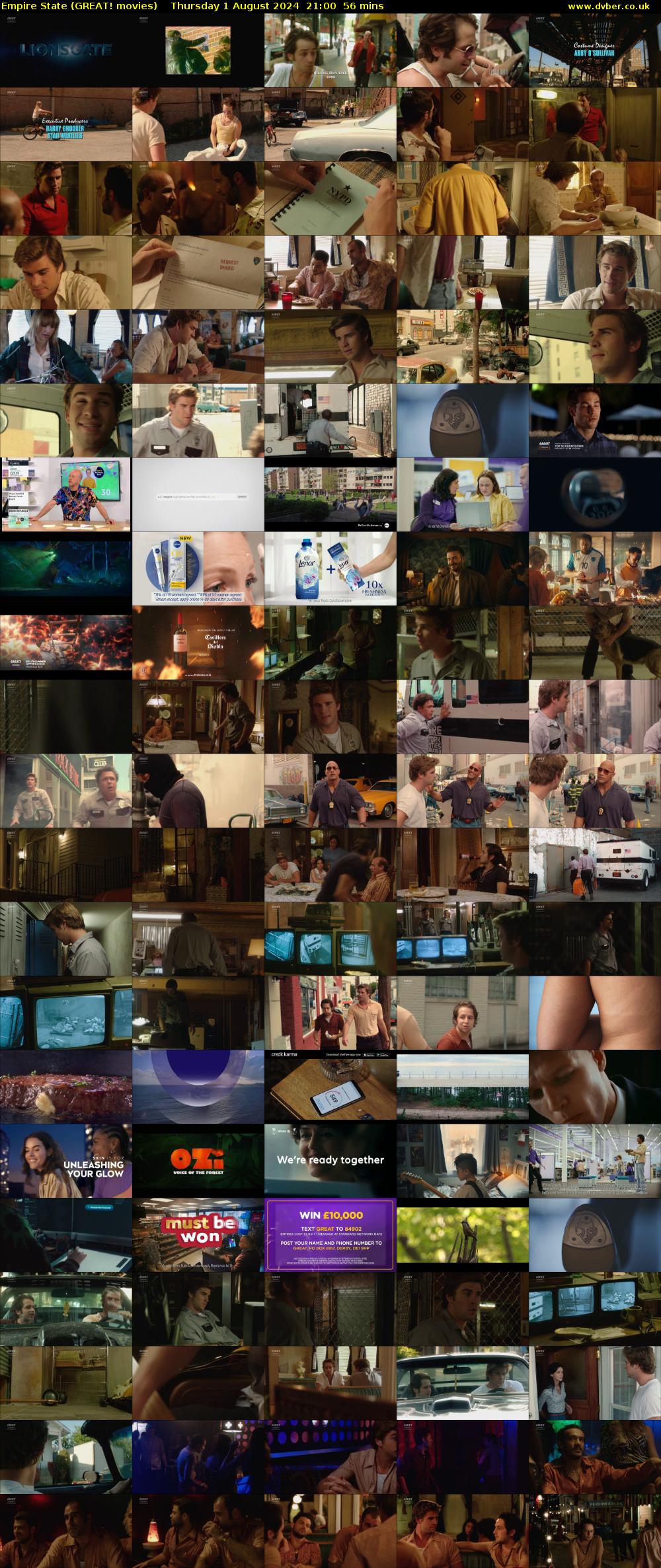 Empire State (GREAT! movies) Thursday 1 August 2024 21:00 - 21:56