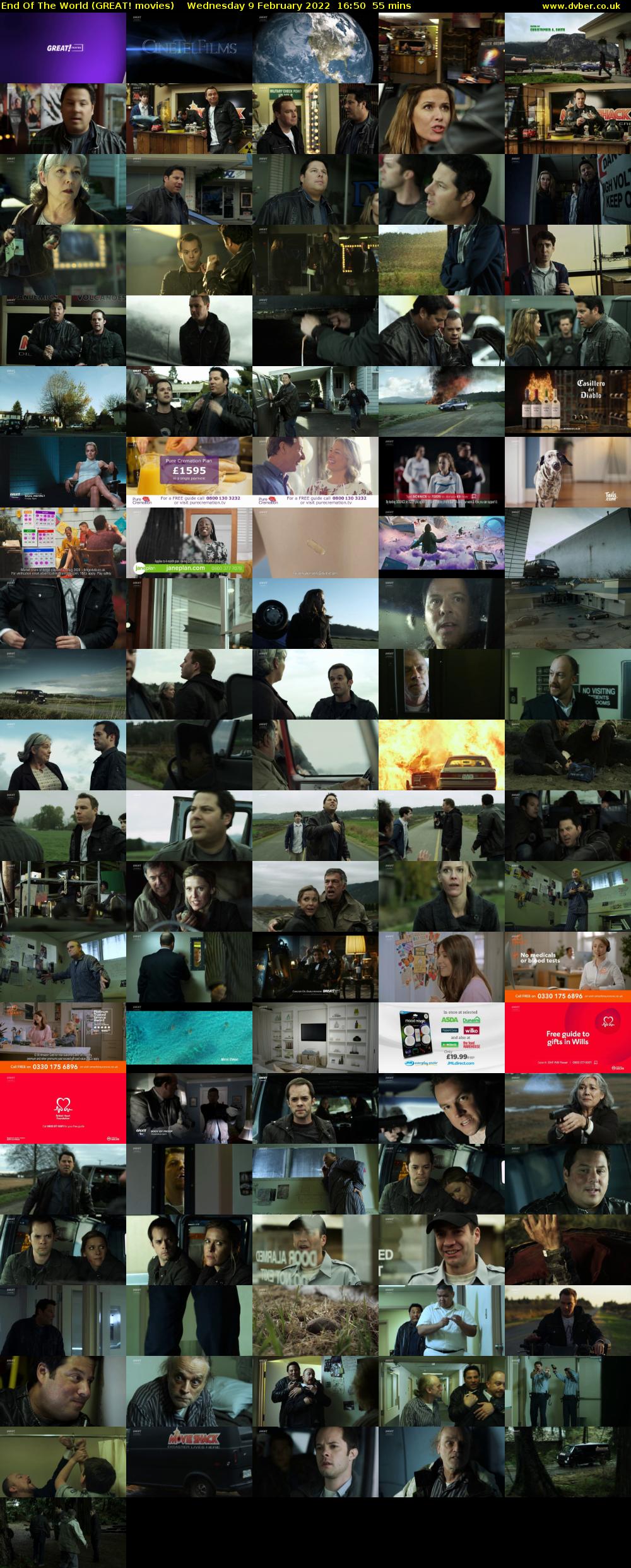 End Of The World (GREAT! movies) Wednesday 9 February 2022 16:50 - 17:45