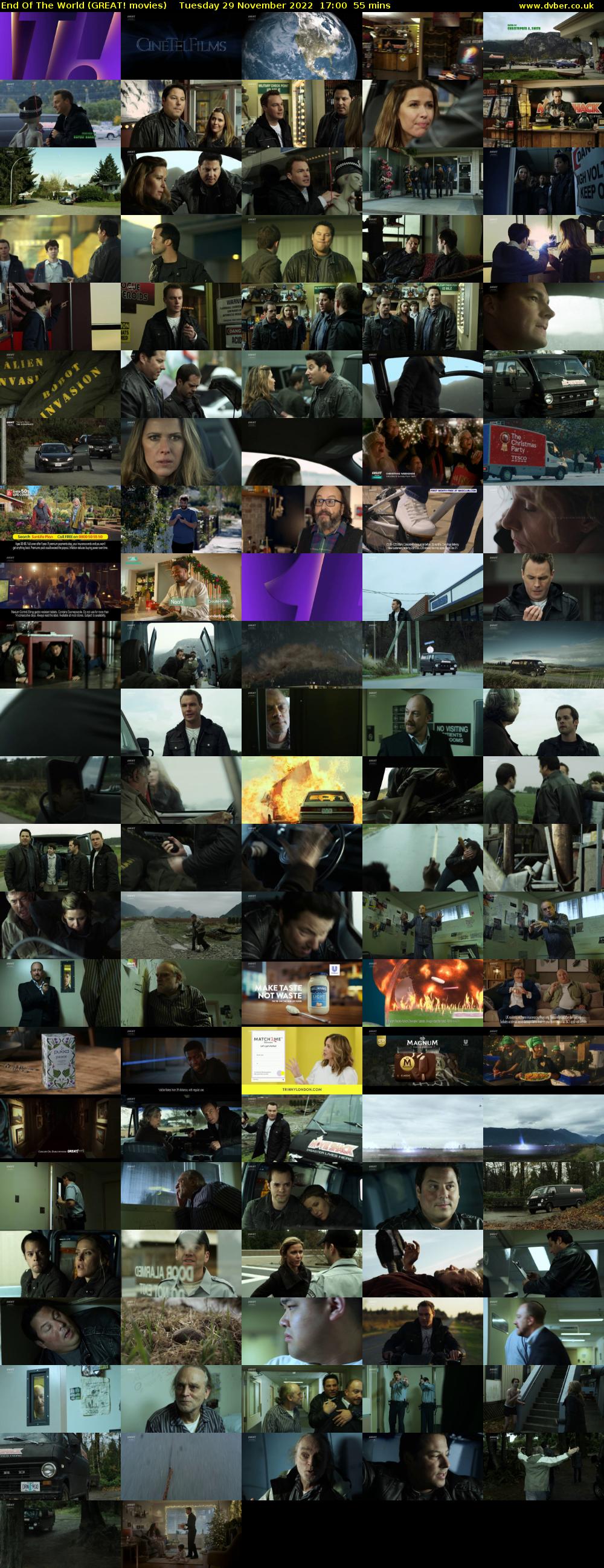 End Of The World (GREAT! movies) Tuesday 29 November 2022 17:00 - 17:55