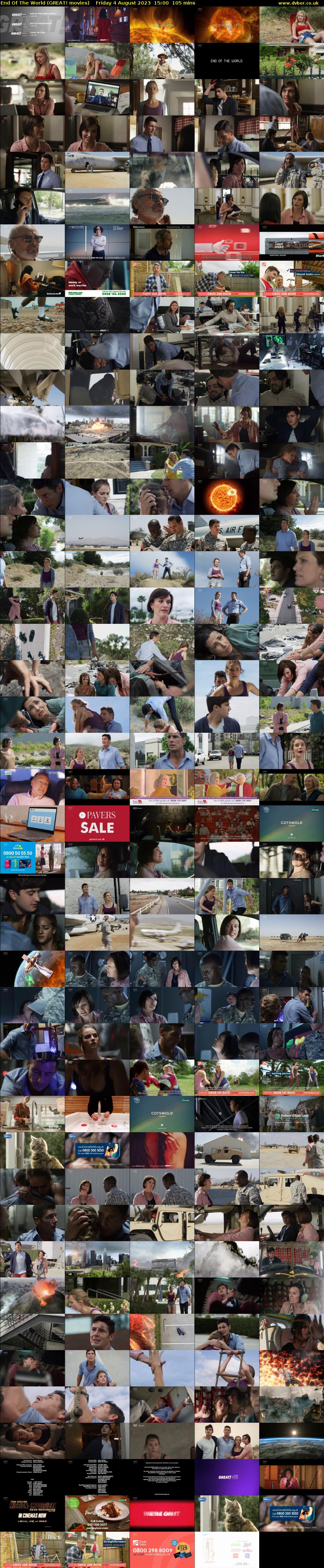 End Of The World (GREAT! movies) Friday 4 August 2023 15:00 - 16:45