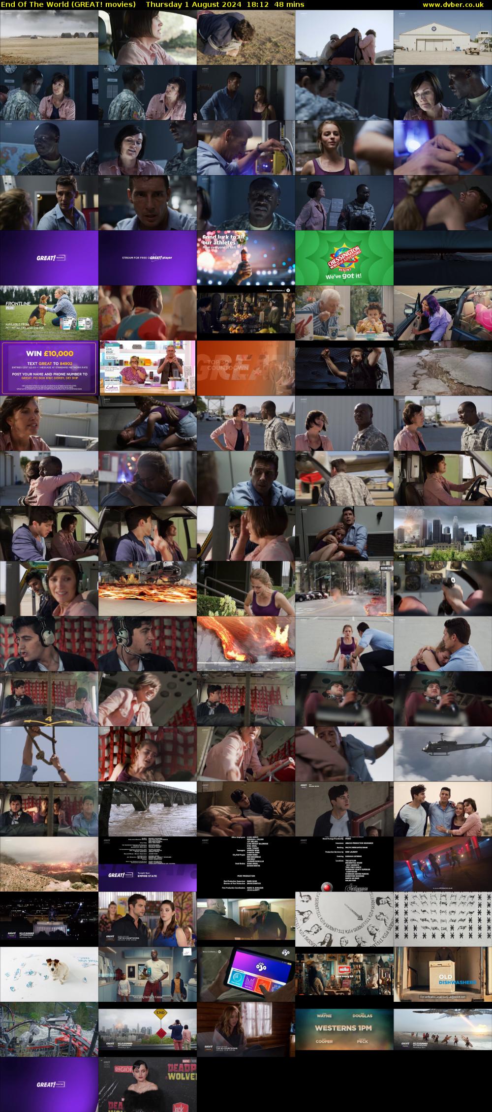 End Of The World (GREAT! movies) Thursday 1 August 2024 18:12 - 19:00