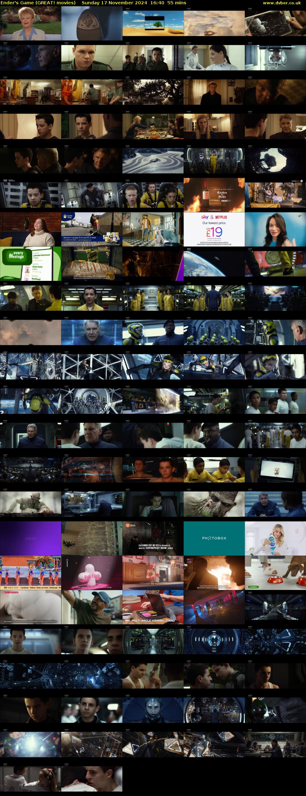 Ender's Game (GREAT! movies) Sunday 17 November 2024 16:40 - 17:35