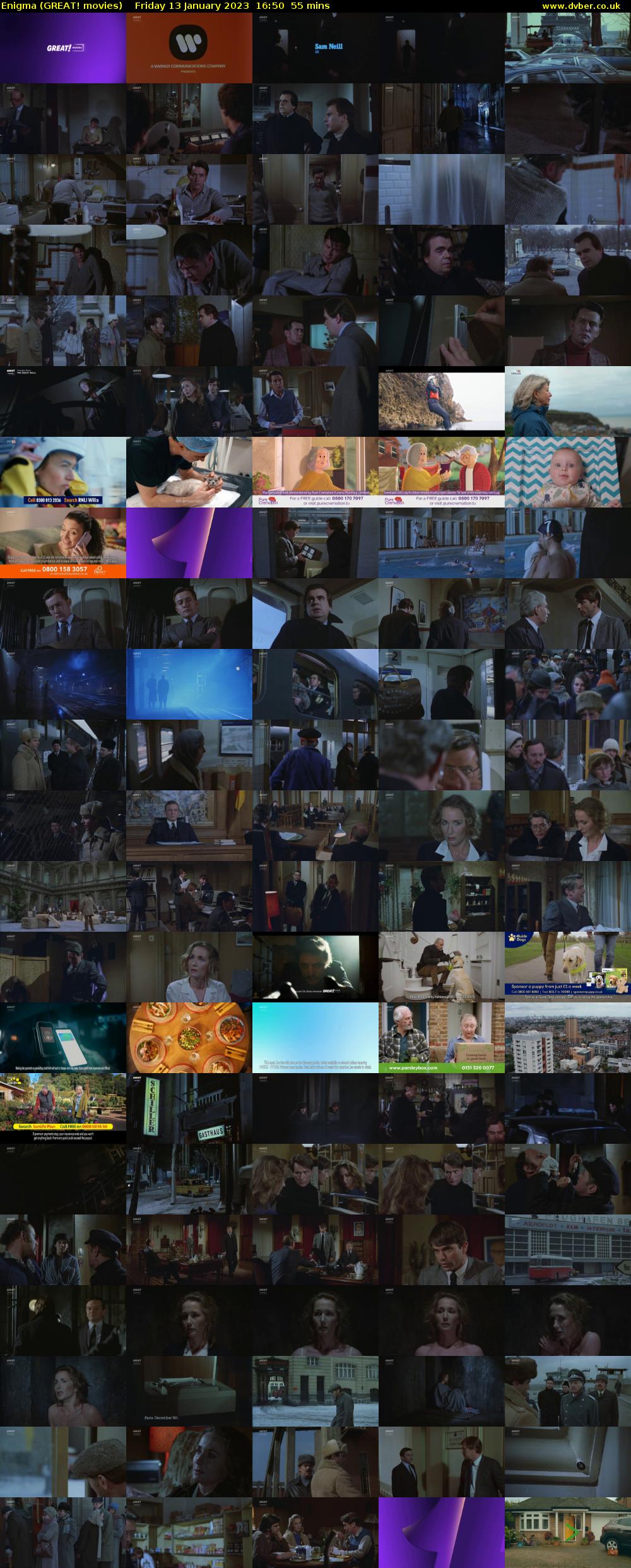 Enigma (GREAT! movies) Friday 13 January 2023 16:50 - 17:45