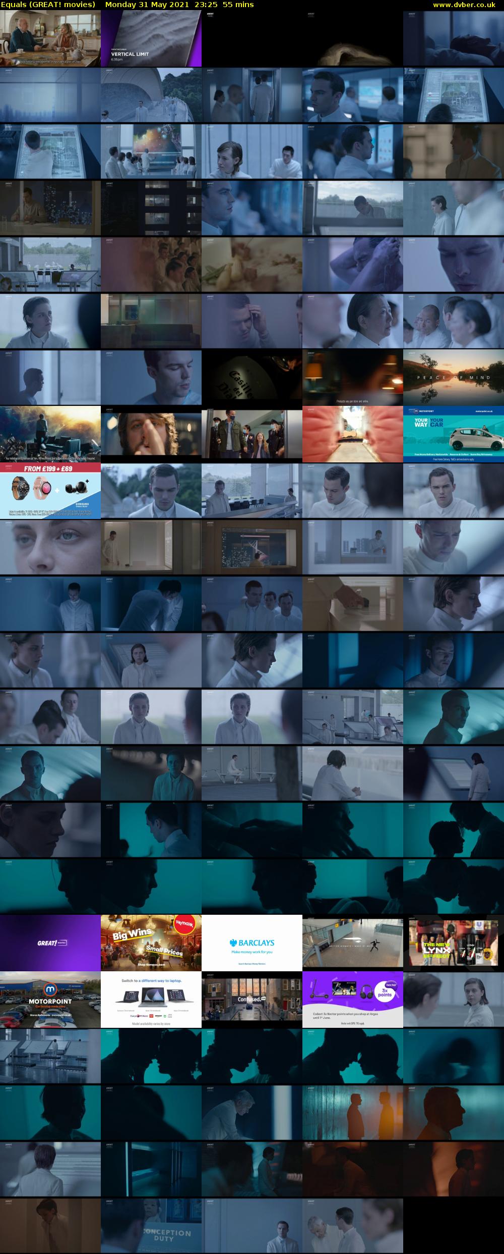 Equals (GREAT! movies) Monday 31 May 2021 23:25 - 00:20