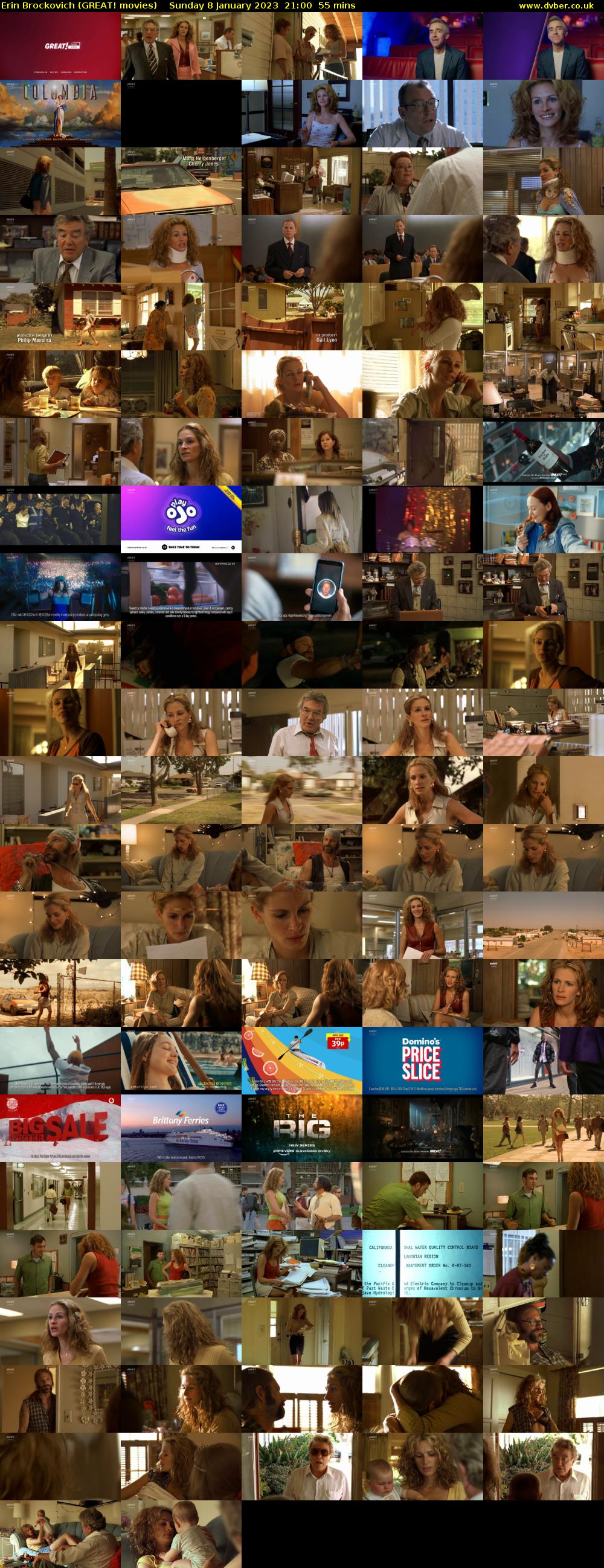 Erin Brockovich (GREAT! movies) Sunday 8 January 2023 21:00 - 21:55