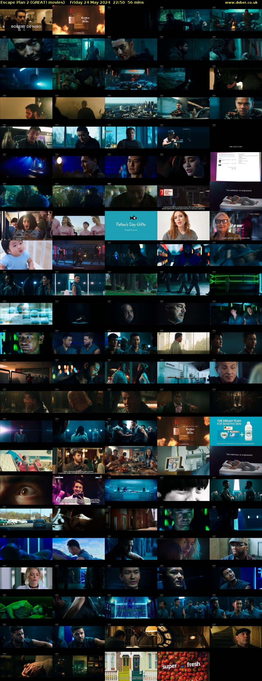 Escape Plan 2 (GREAT! movies) Friday 24 May 2024 22:50 - 23:46