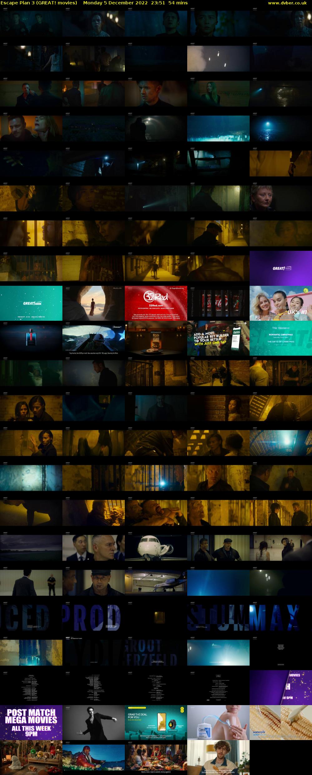 Escape Plan 3 (GREAT! movies) Monday 5 December 2022 23:51 - 00:45