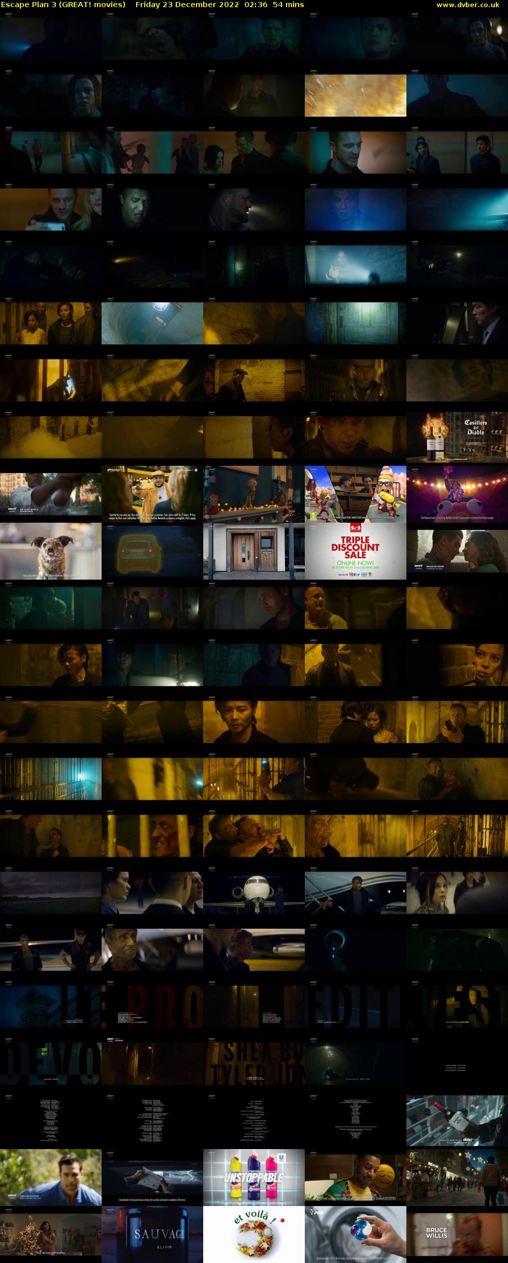 Escape Plan 3 (GREAT! movies) Friday 23 December 2022 02:36 - 03:30