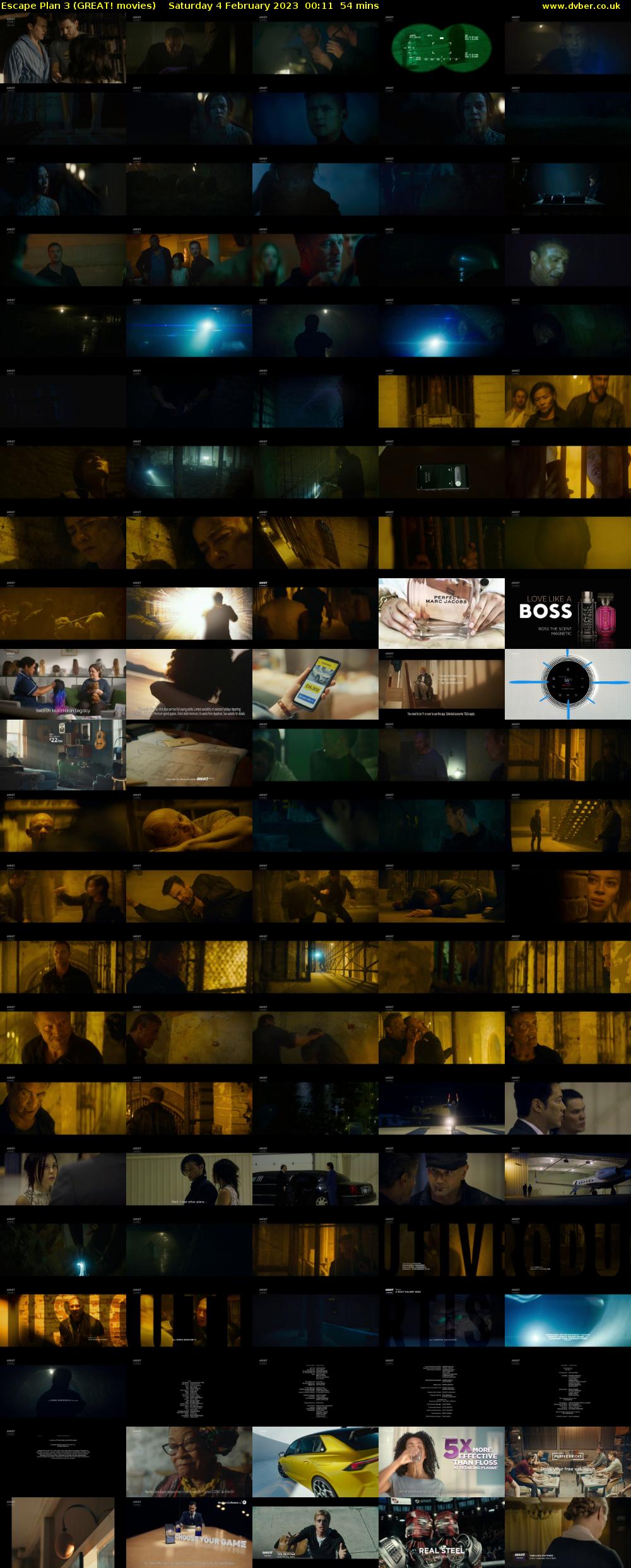 Escape Plan 3 (GREAT! movies) Saturday 4 February 2023 00:11 - 01:05