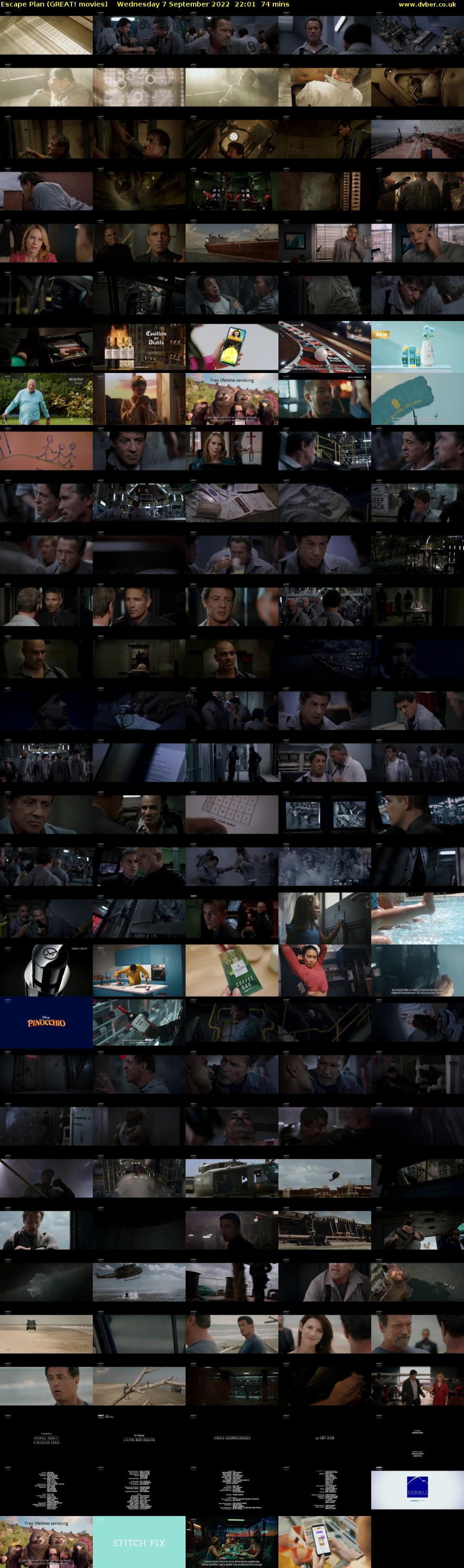 Escape Plan (GREAT! movies) Wednesday 7 September 2022 22:01 - 23:15