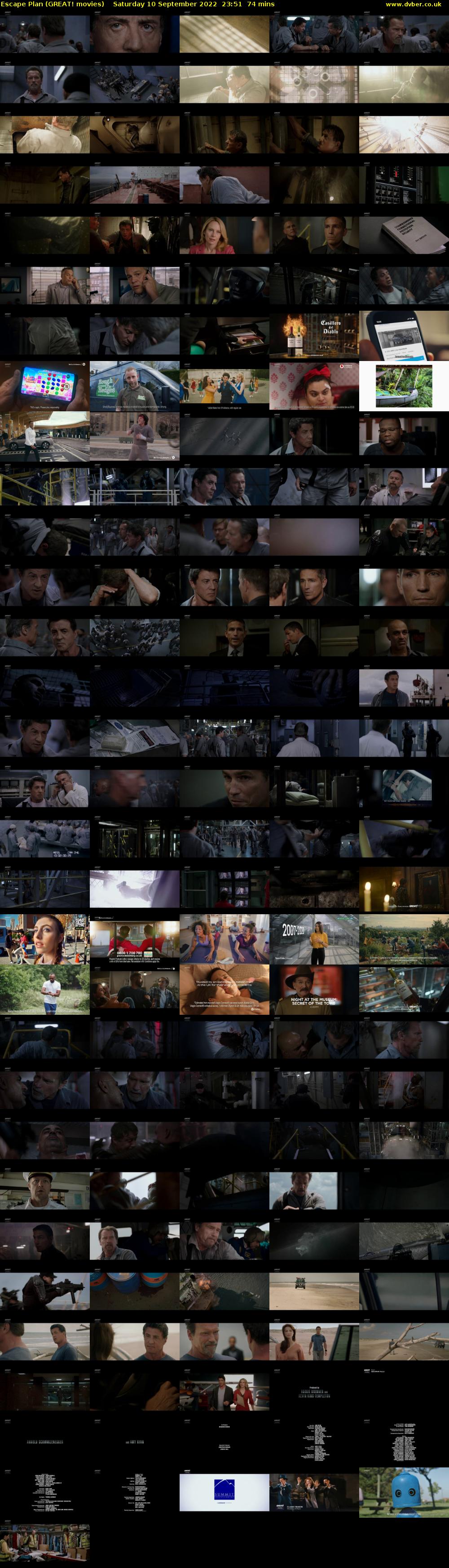 Escape Plan (GREAT! movies) Saturday 10 September 2022 23:51 - 01:05