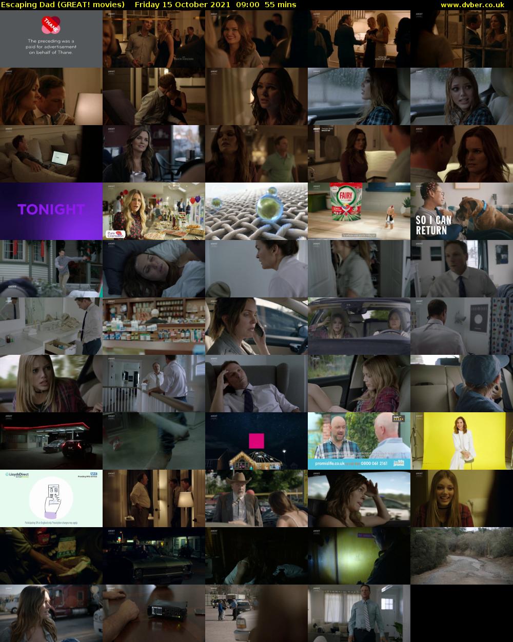 Escaping Dad (GREAT! movies) Friday 15 October 2021 09:00 - 09:55