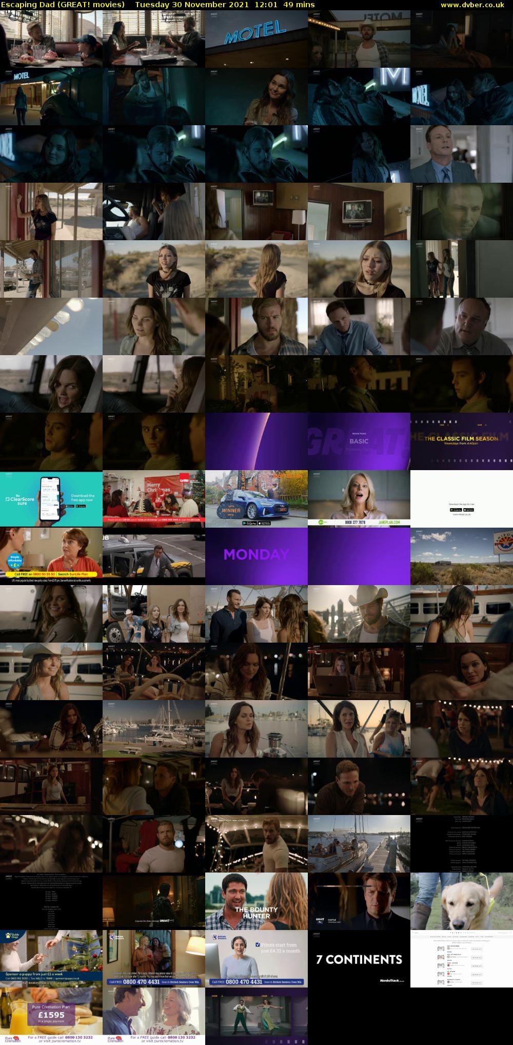 Escaping Dad (GREAT! movies) Tuesday 30 November 2021 12:01 - 12:50