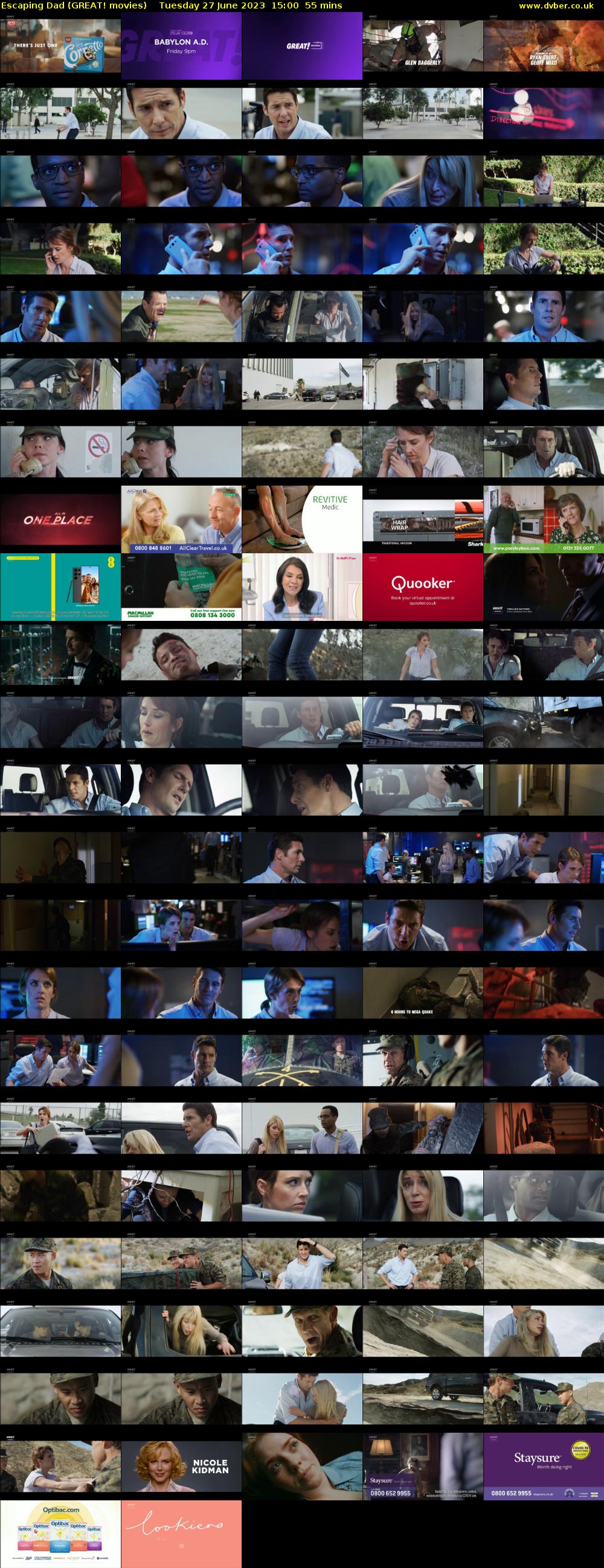 Escaping Dad (GREAT! movies) Tuesday 27 June 2023 15:00 - 15:55