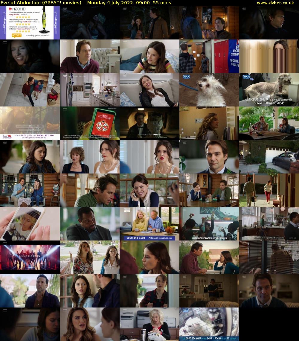 Eve of Abduction (GREAT! movies) Monday 4 July 2022 09:00 - 09:55
