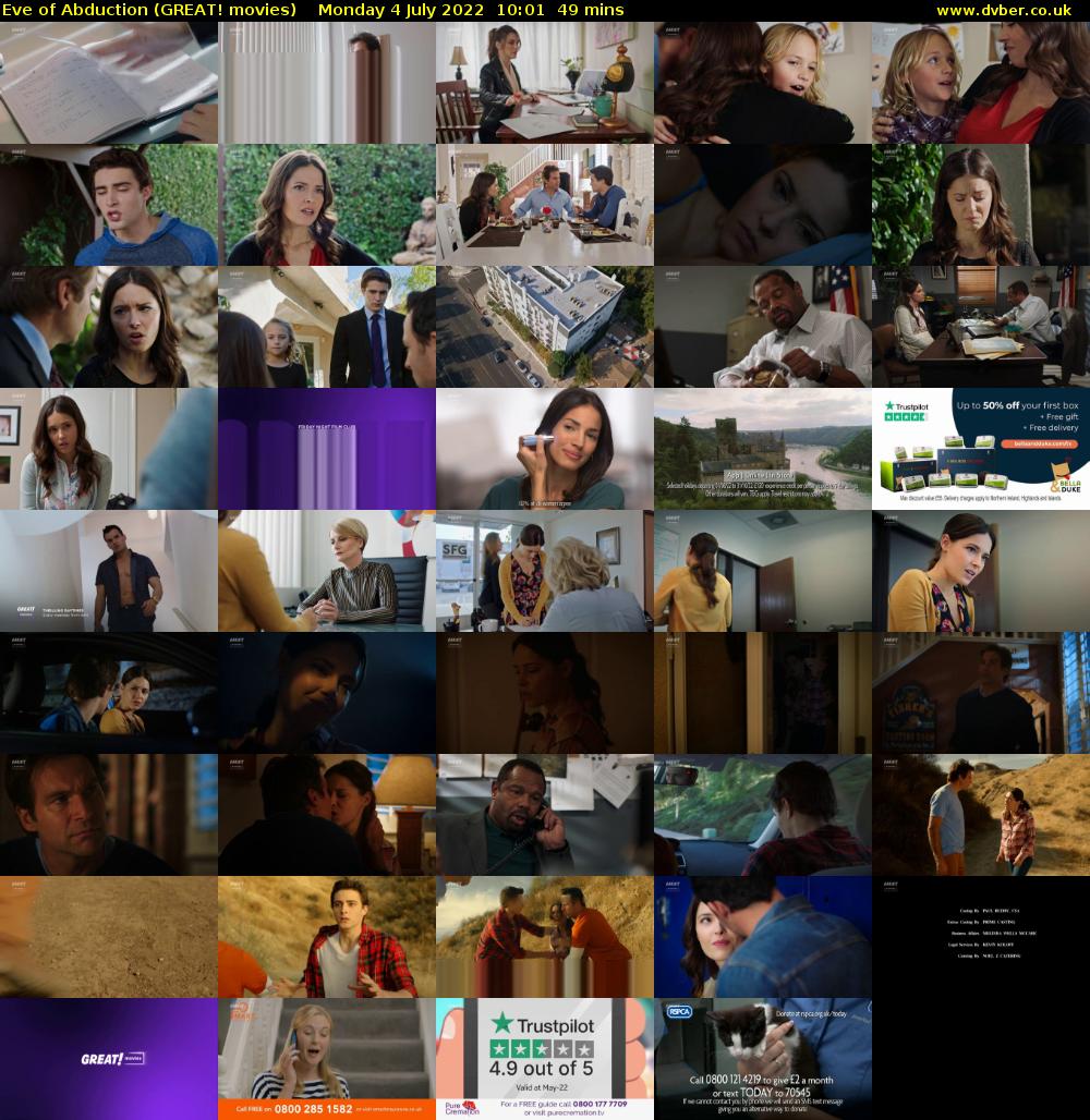 Eve of Abduction (GREAT! movies) Monday 4 July 2022 10:01 - 10:50
