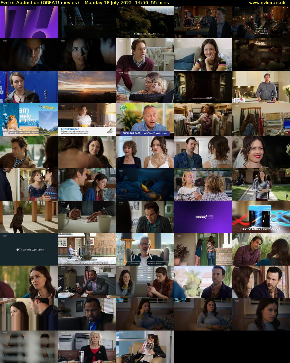 Eve of Abduction (GREAT! movies) Monday 18 July 2022 14:50 - 15:45