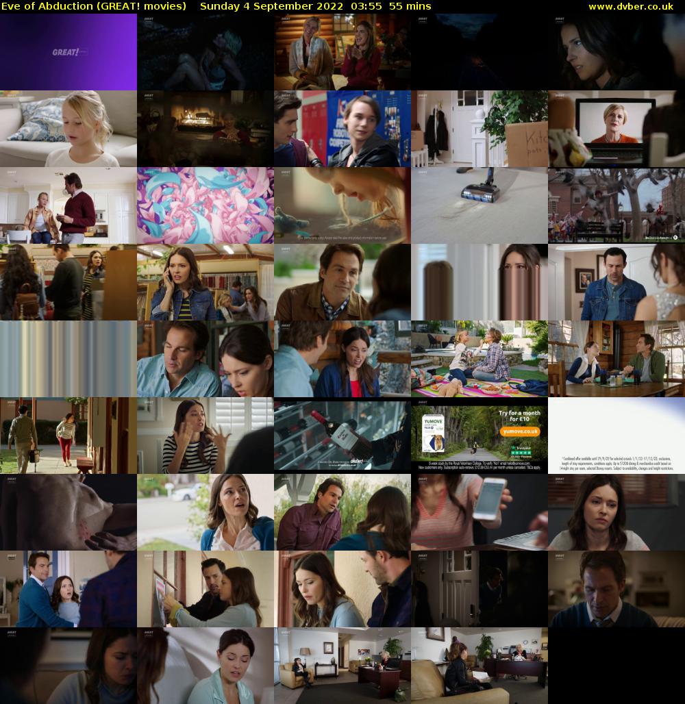 Eve of Abduction (GREAT! movies) Sunday 4 September 2022 03:55 - 04:50