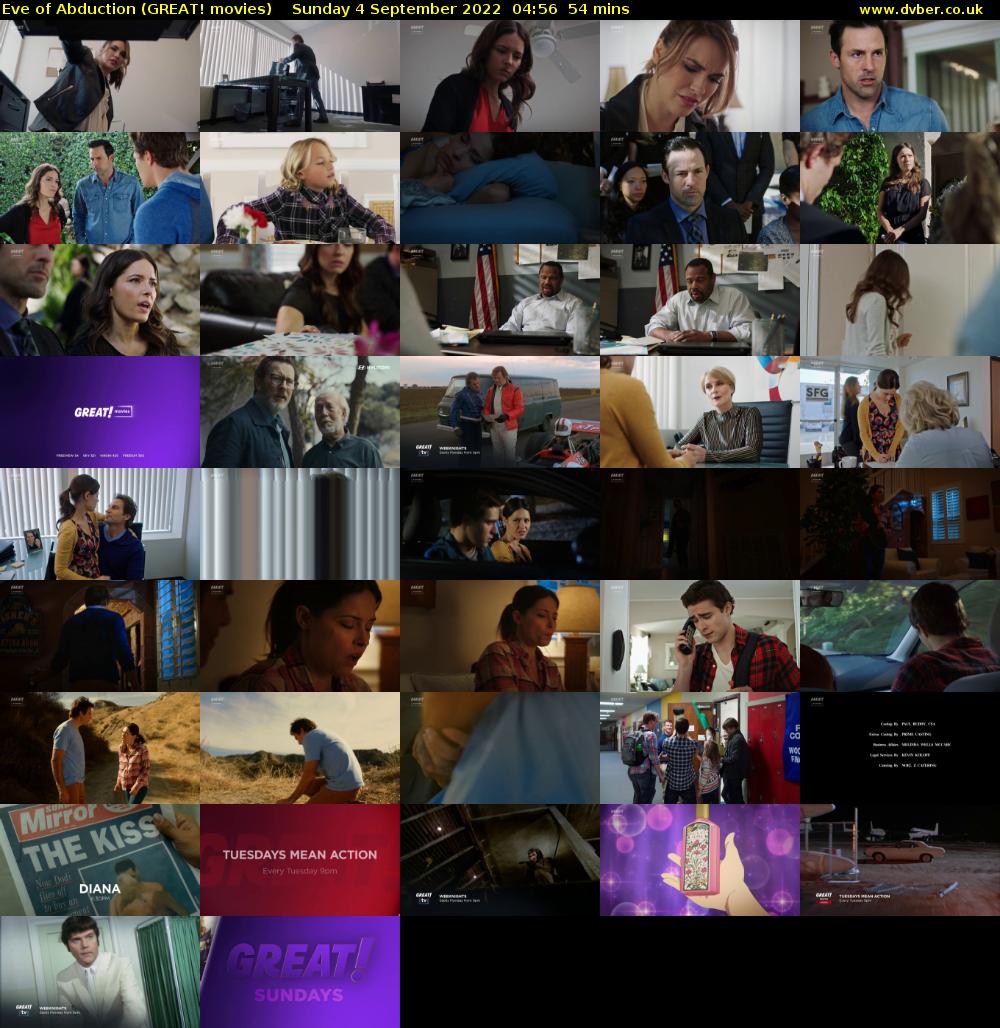Eve of Abduction (GREAT! movies) Sunday 4 September 2022 04:56 - 05:50