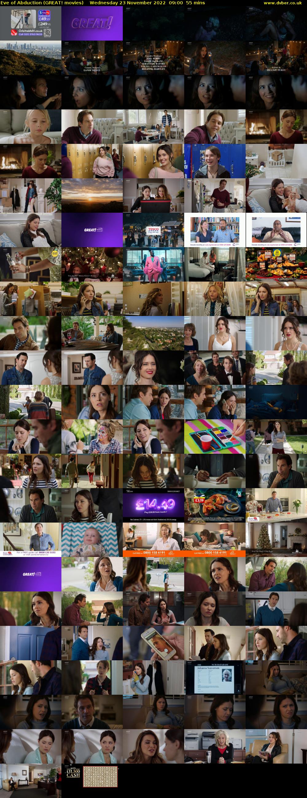 Eve of Abduction (GREAT! movies) Wednesday 23 November 2022 09:00 - 09:55