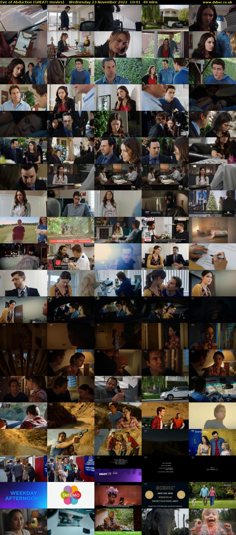 Eve of Abduction (GREAT! movies) Wednesday 23 November 2022 10:01 - 10:50