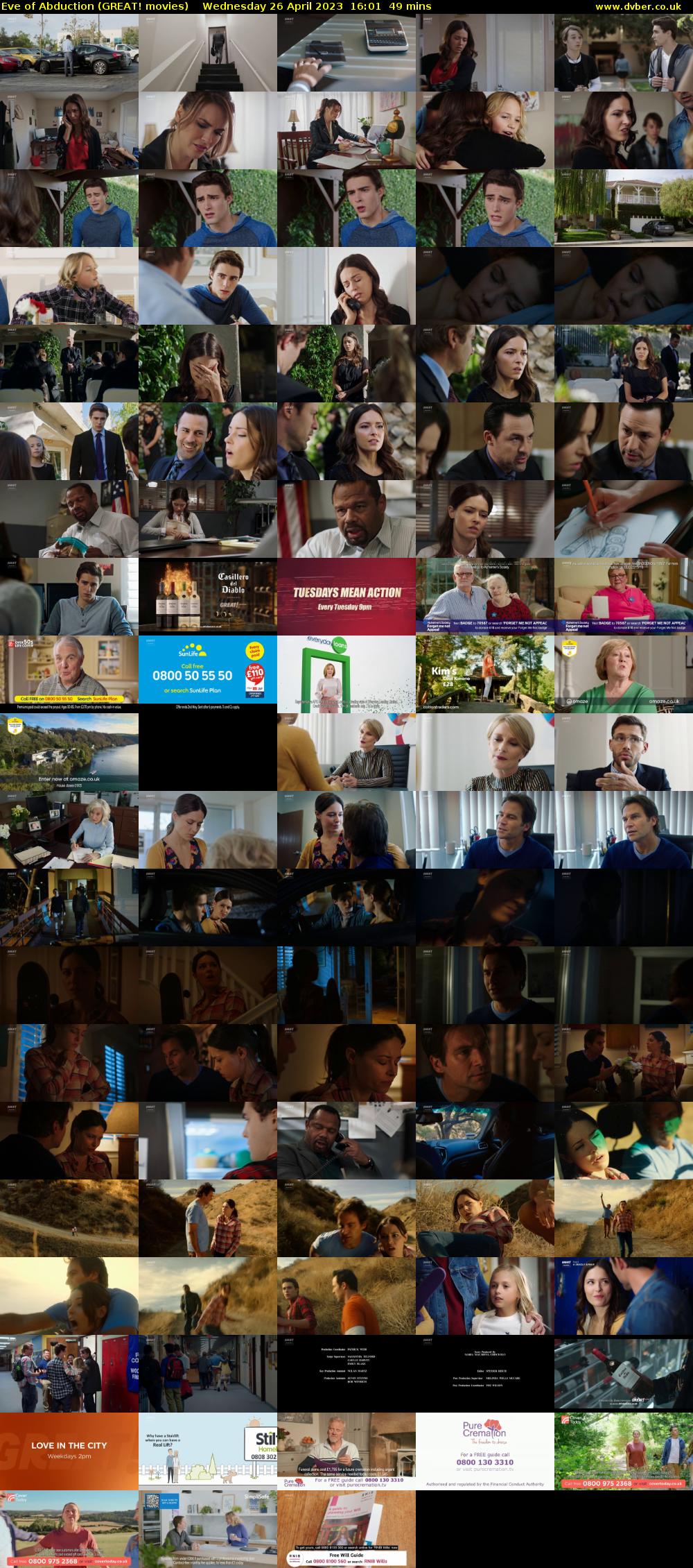 Eve of Abduction (GREAT! movies) Wednesday 26 April 2023 16:01 - 16:50