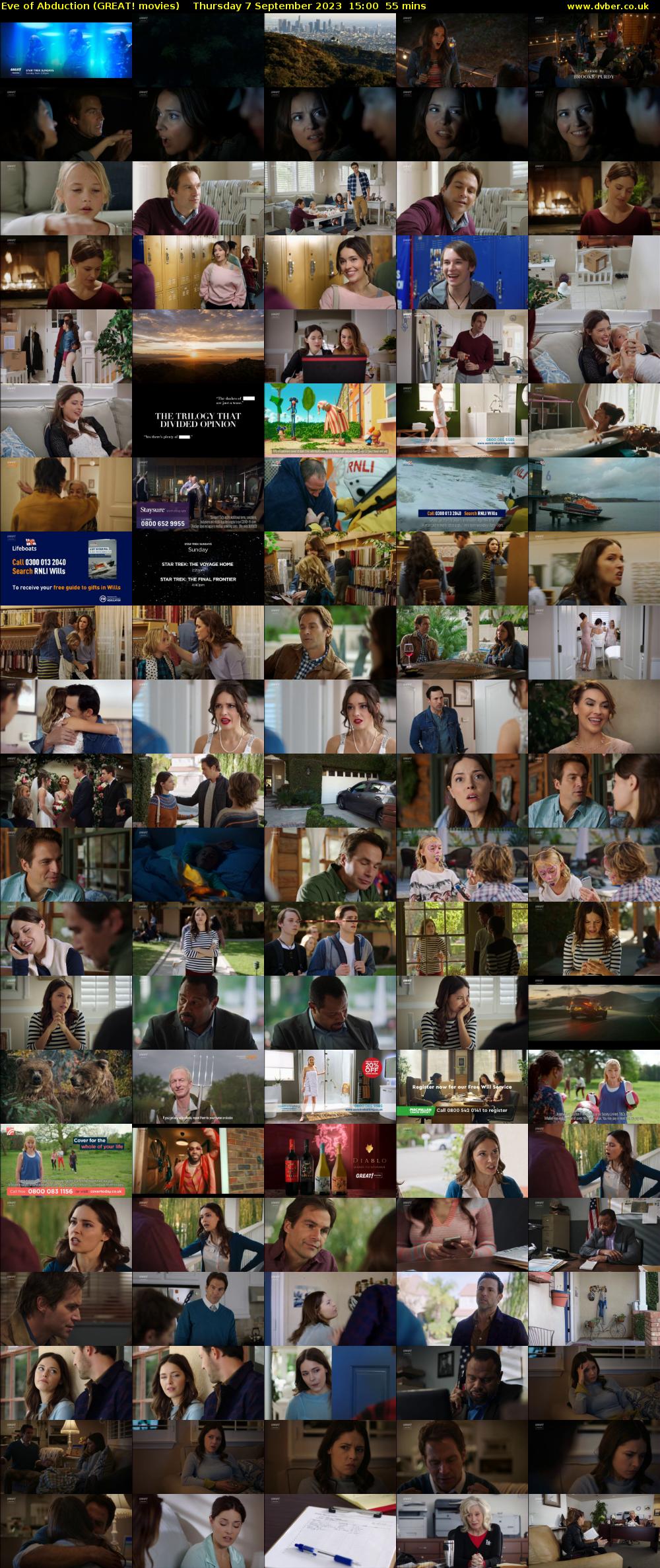 Eve of Abduction (GREAT! movies) Thursday 7 September 2023 15:00 - 15:55