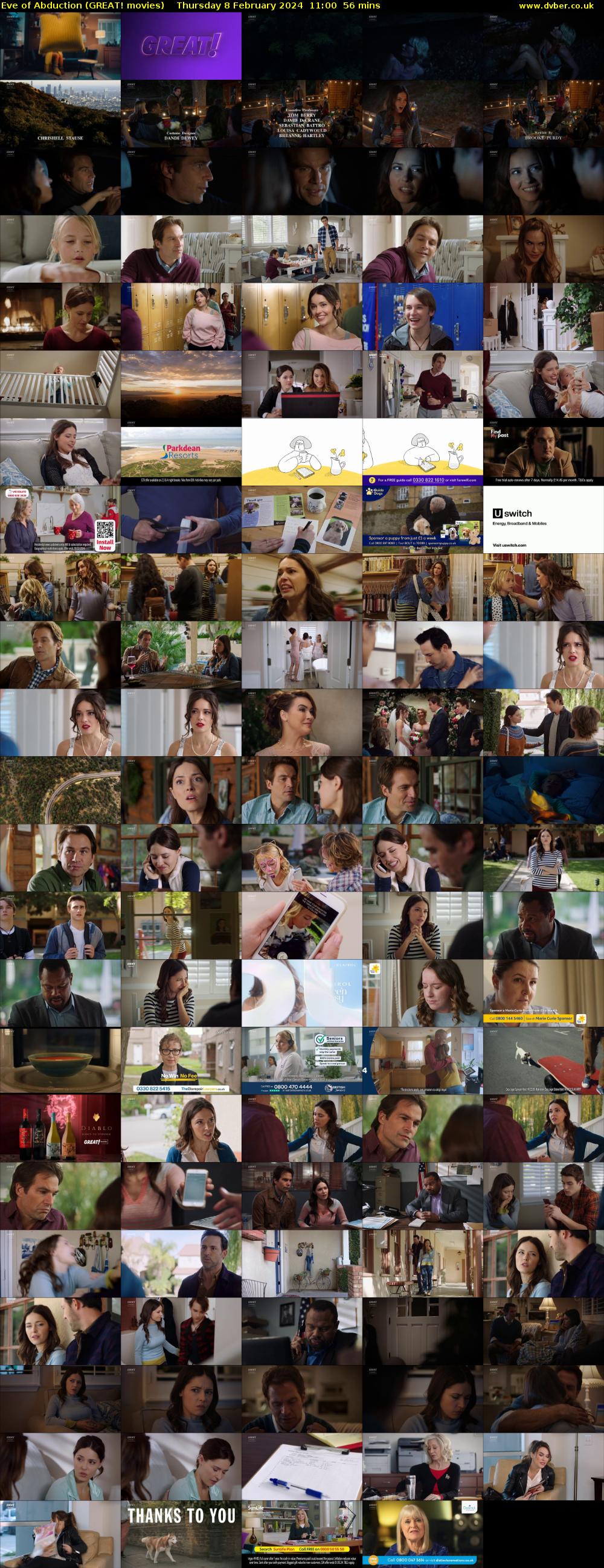 Eve of Abduction (GREAT! movies) Thursday 8 February 2024 11:00 - 11:56