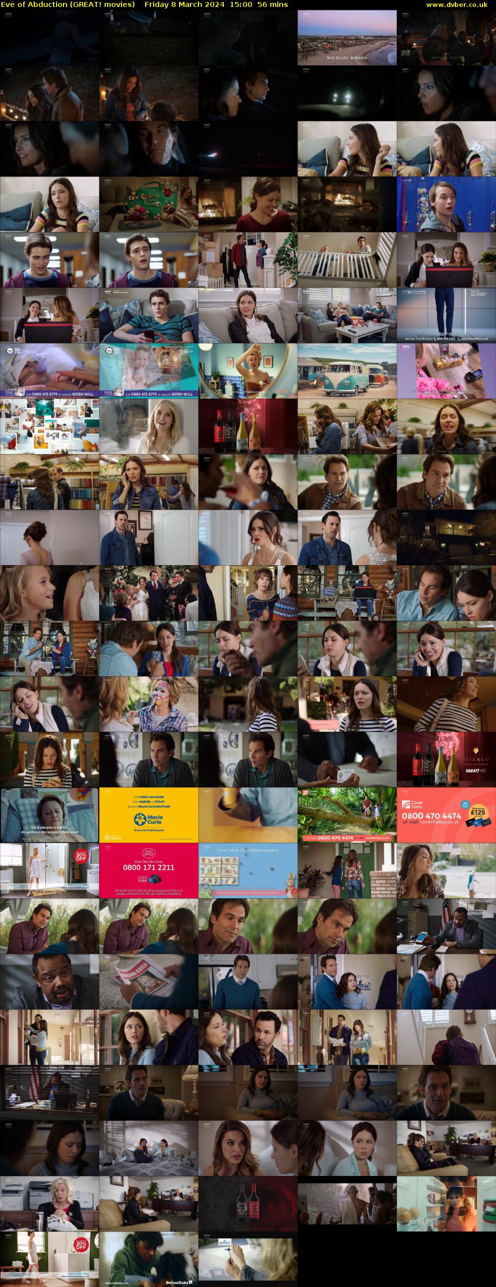 Eve of Abduction (GREAT! movies) Friday 8 March 2024 15:00 - 15:56