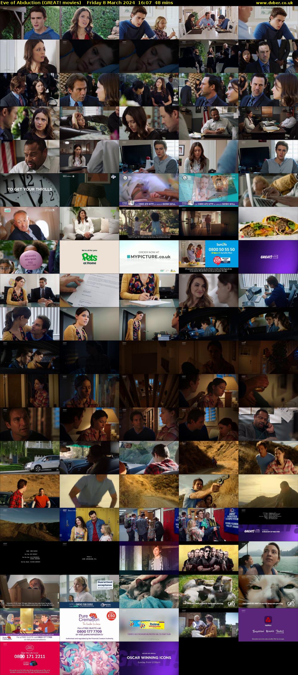 Eve of Abduction (GREAT! movies) Friday 8 March 2024 16:07 - 16:55