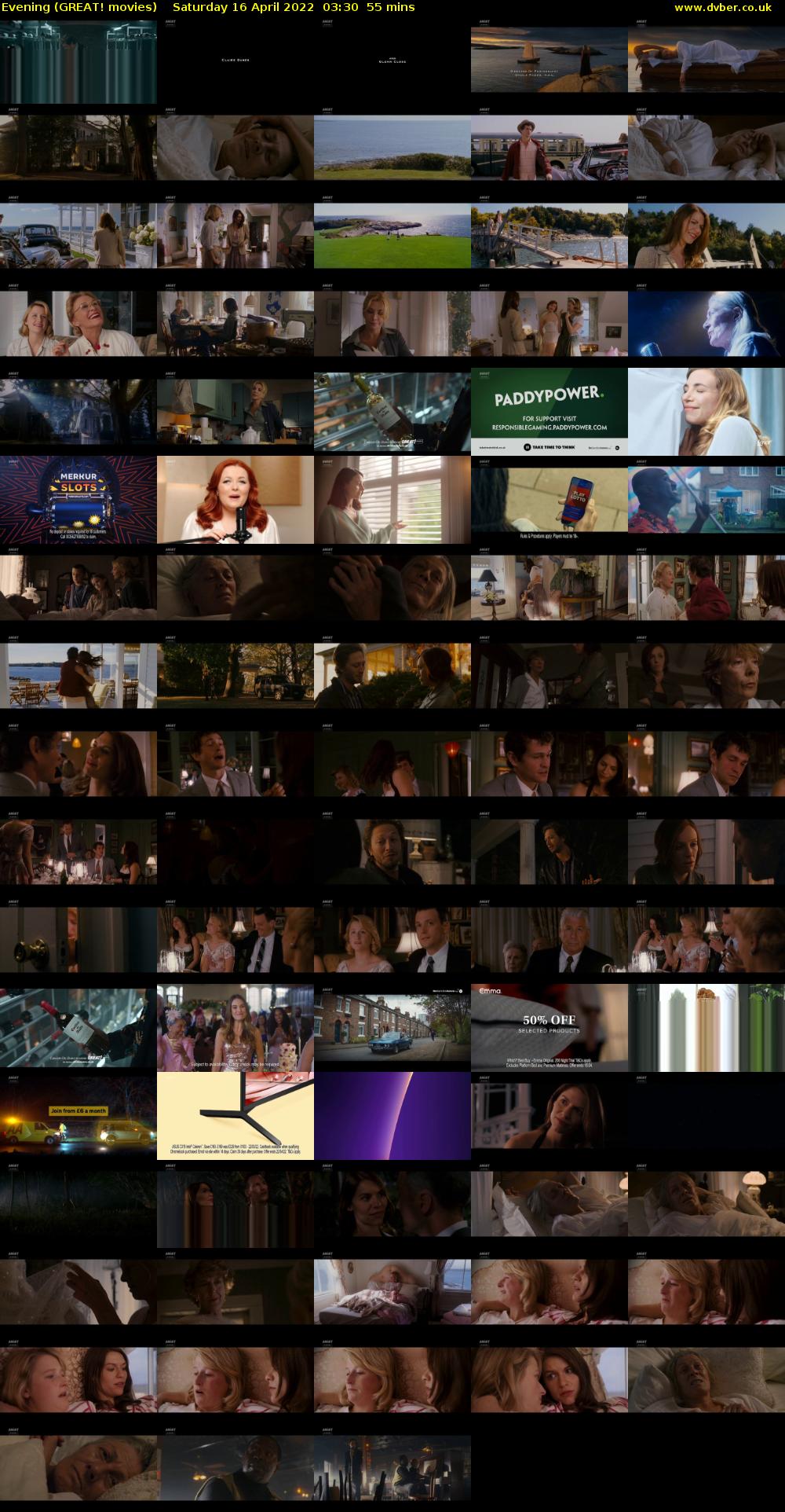 Evening (GREAT! movies) Saturday 16 April 2022 03:30 - 04:25