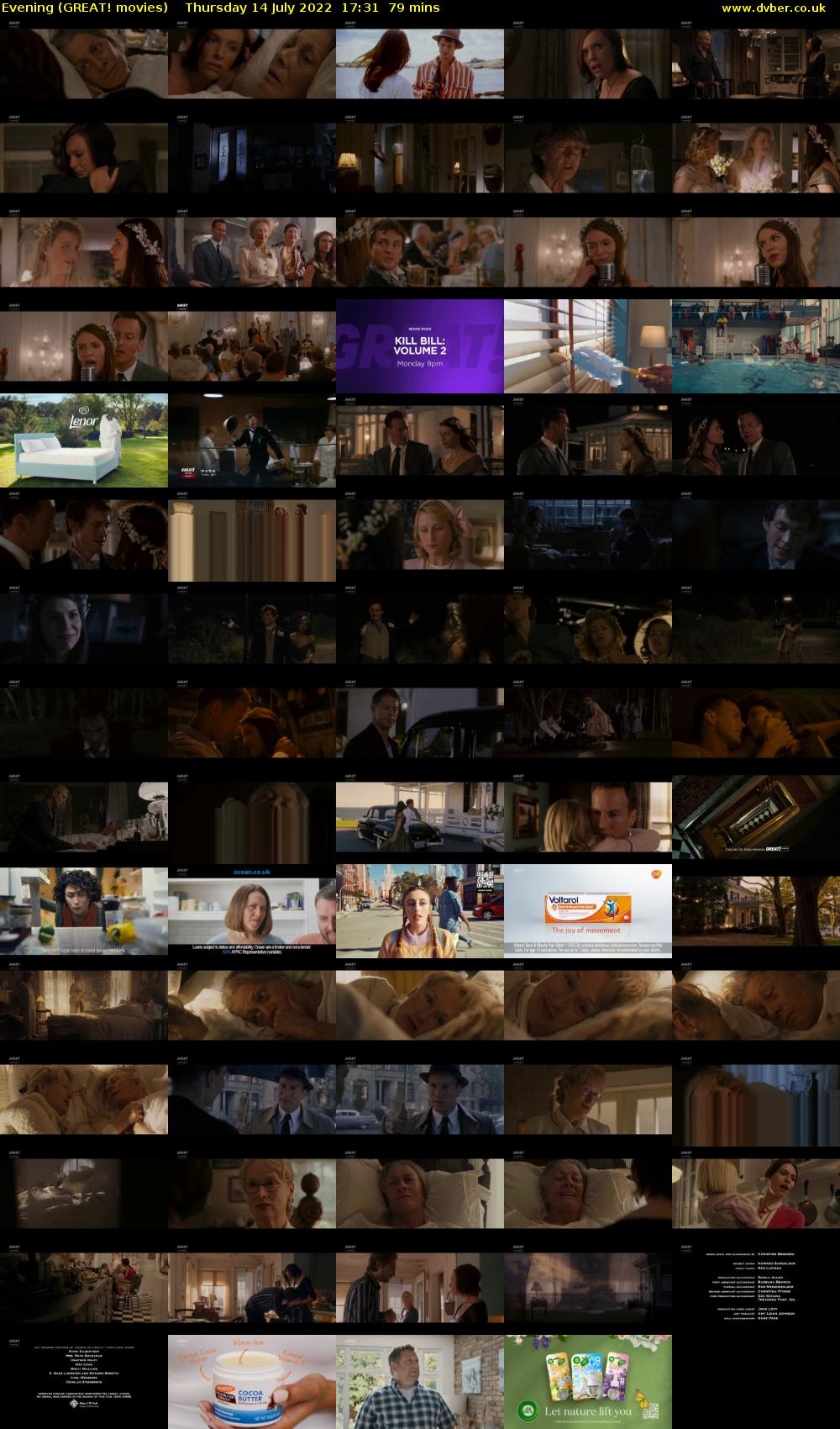 Evening (GREAT! movies) Thursday 14 July 2022 17:31 - 18:50