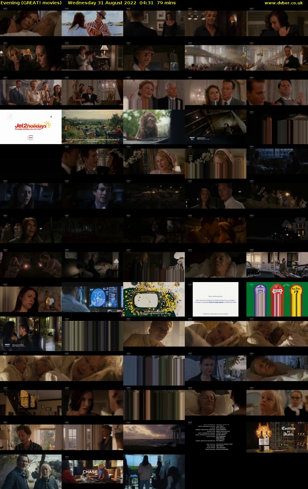 Evening (GREAT! movies) Wednesday 31 August 2022 04:31 - 05:50