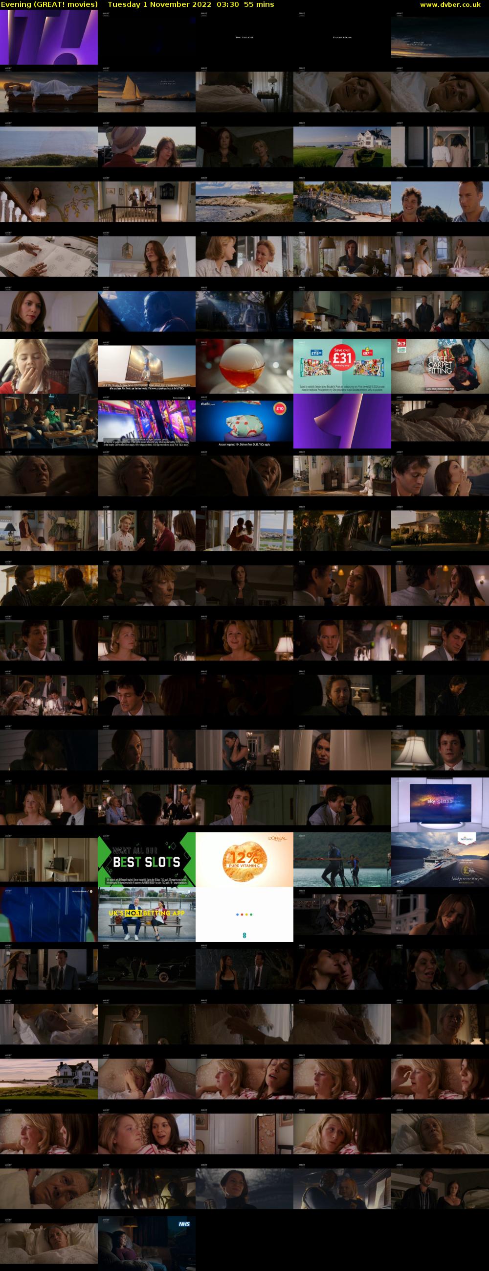 Evening (GREAT! movies) Tuesday 1 November 2022 03:30 - 04:25