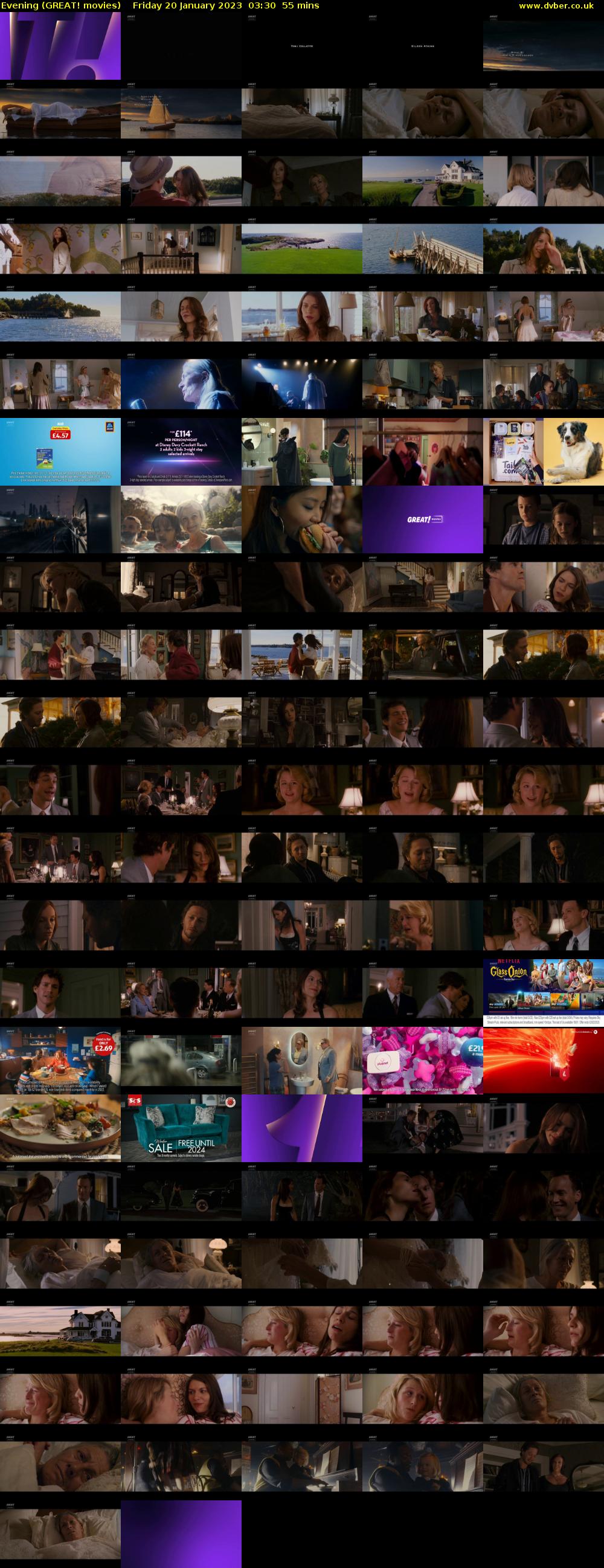 Evening (GREAT! movies) Friday 20 January 2023 03:30 - 04:25