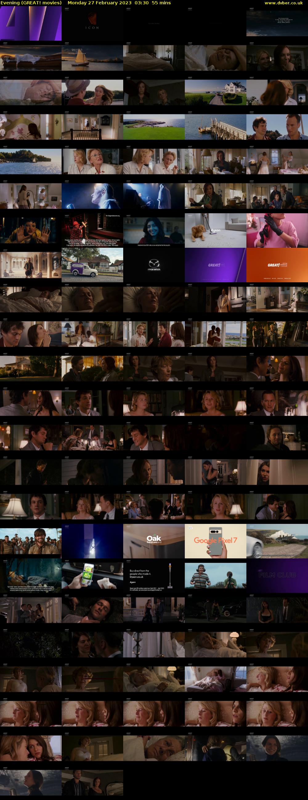 Evening (GREAT! movies) Monday 27 February 2023 03:30 - 04:25
